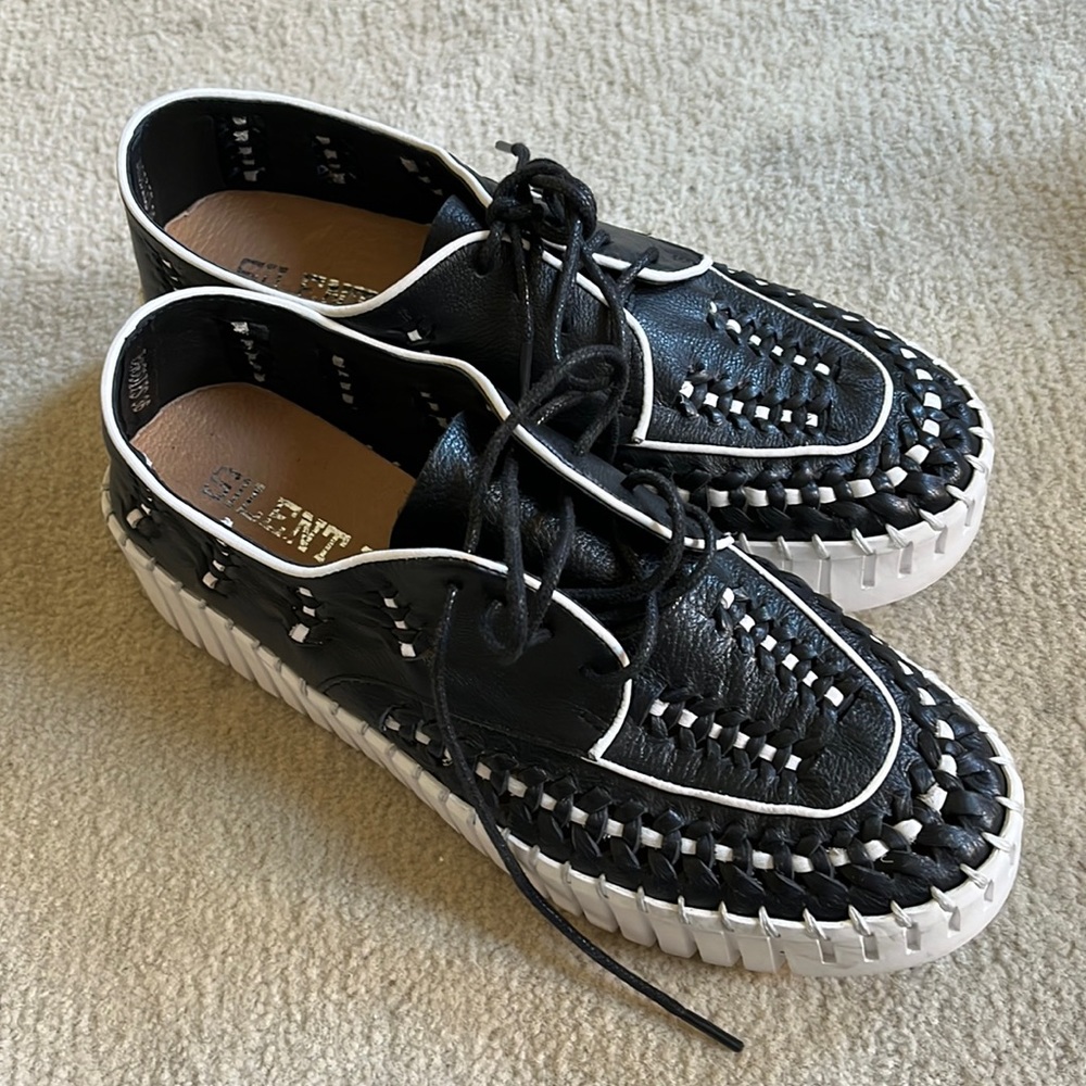Silent D Brodies Black Leather 36
